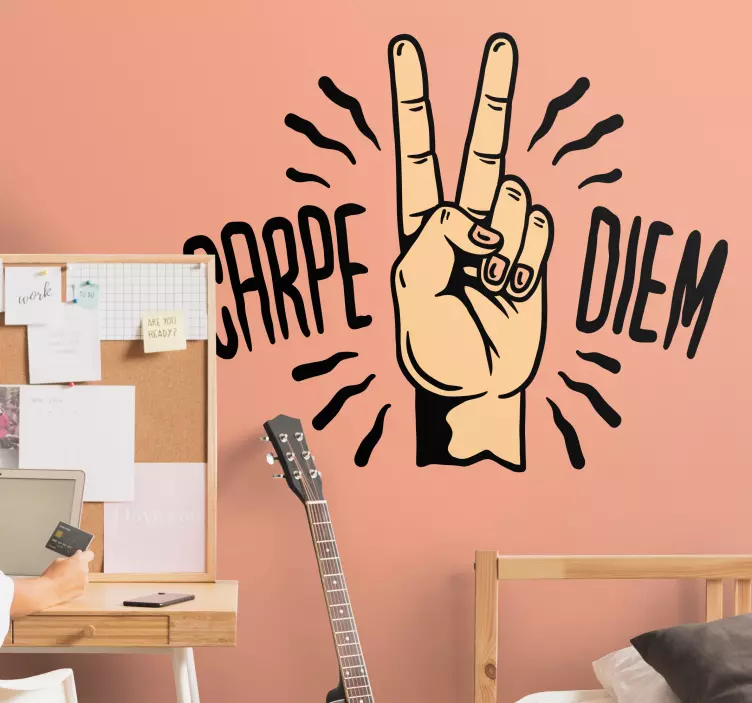 El sembolü barış hayvan çıkartması - TenStickers