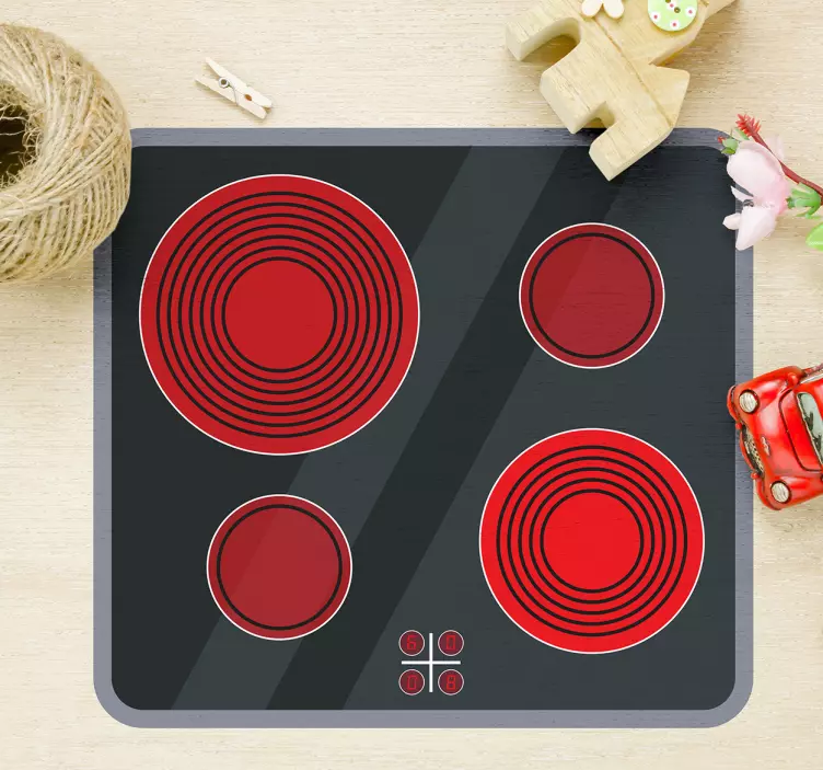 Elektrikli ocak sticker - TenStickers