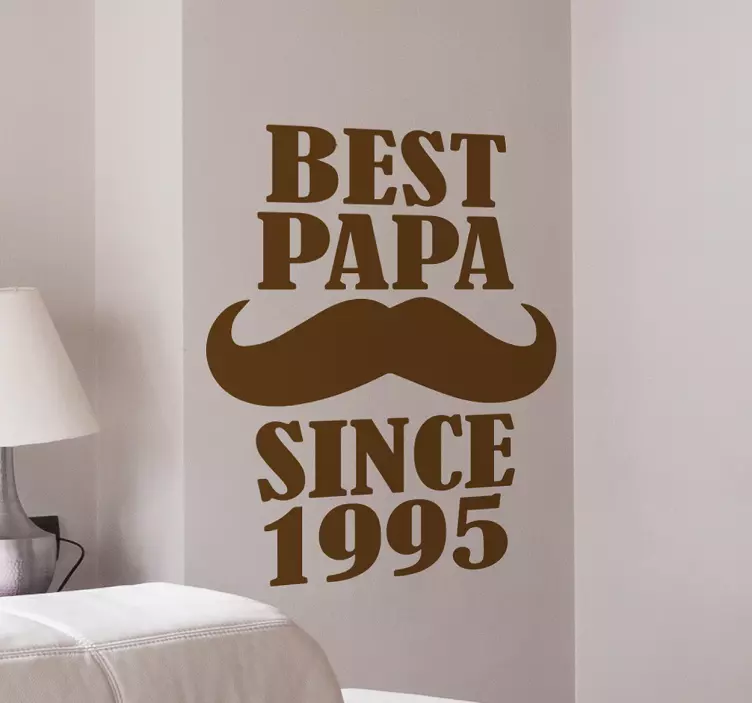 En iyi papa duvar sticker - TenStickers