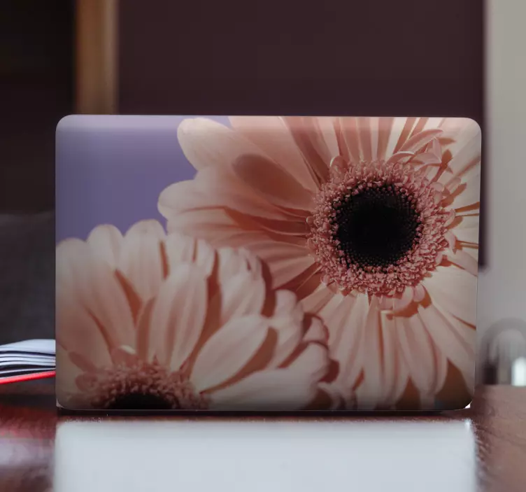 F renkli arka plan dizüstü bilgisayar görünümlerinde daha düşük - TenStickers