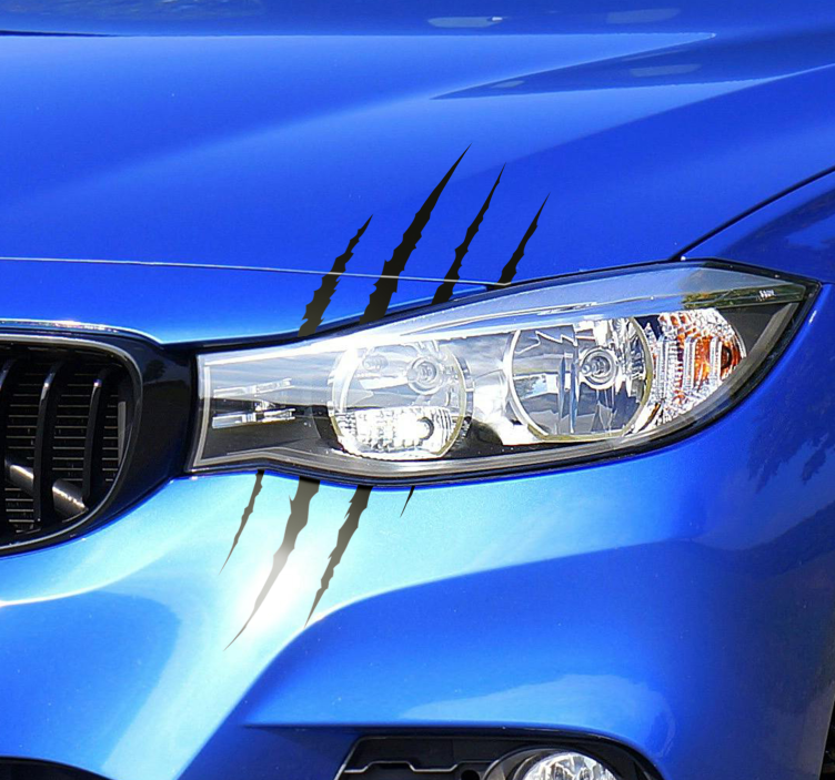 Farlar için çizikler belirlendi araba sticker - TenStickers