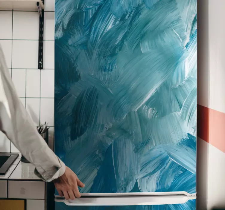 Fırçalanmış renk deseni hayvan çıkartması - TenStickers