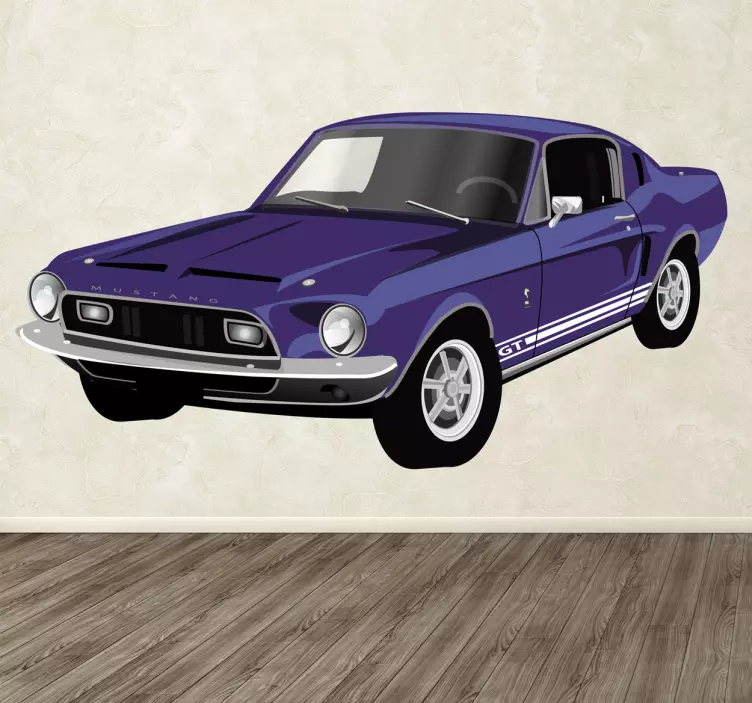 Ford mustang dekoratif sticker - TenStickers