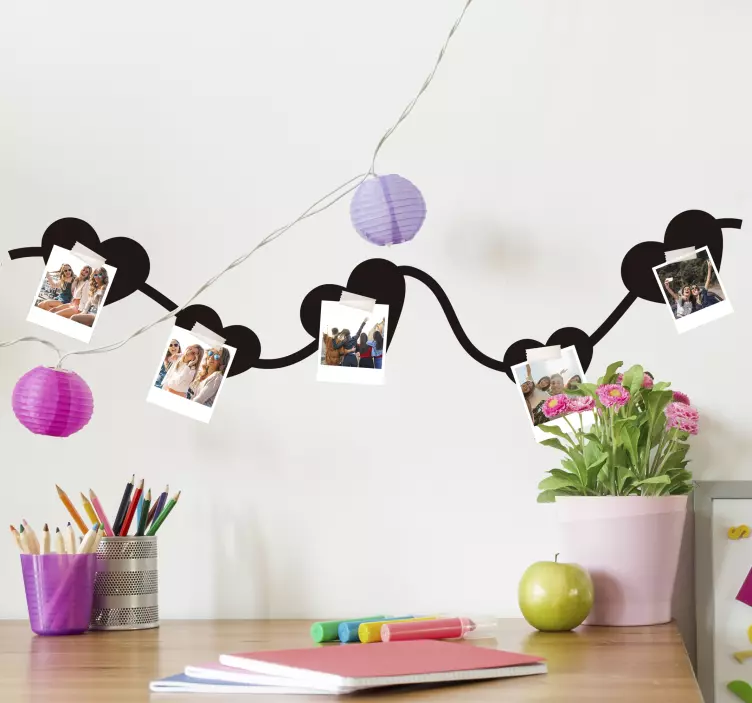 Sevgililer günü fotoğraf çıkartması - TenStickers