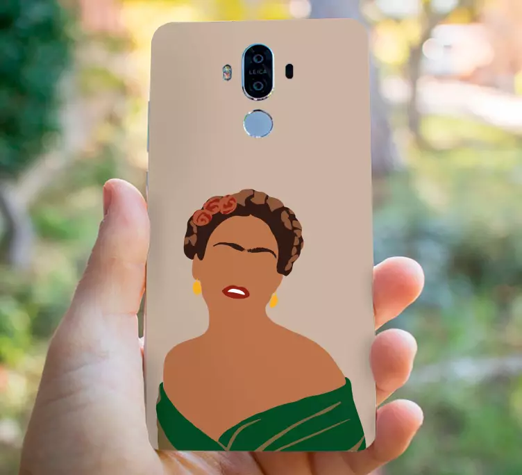 Frida kahlo çizgi film tasarımı huawei çıkartması - TenStickers