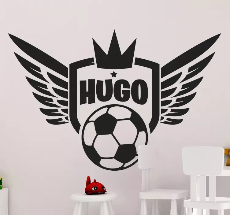 Futbol telif duvar çocuklar sticker - TenStickers