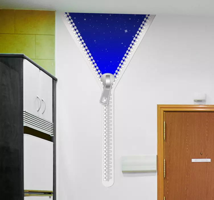 Gece fermuar çıkartması - TenStickers