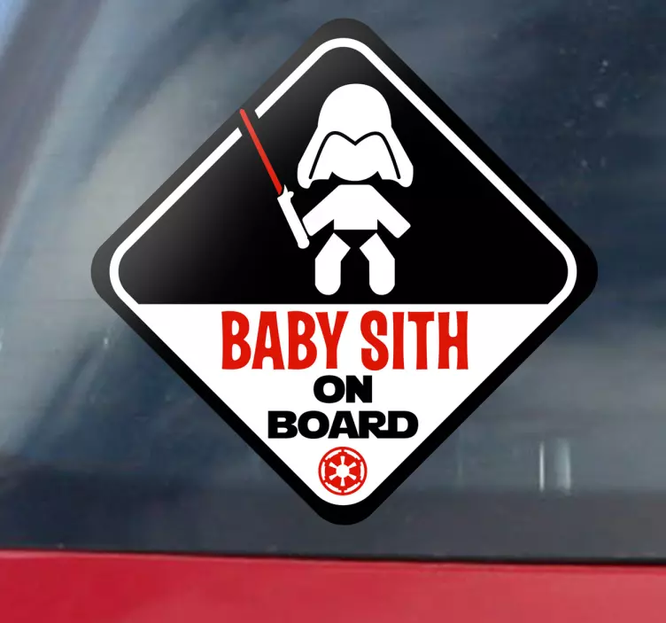 Gemide bebek sith etiket - TenStickers
