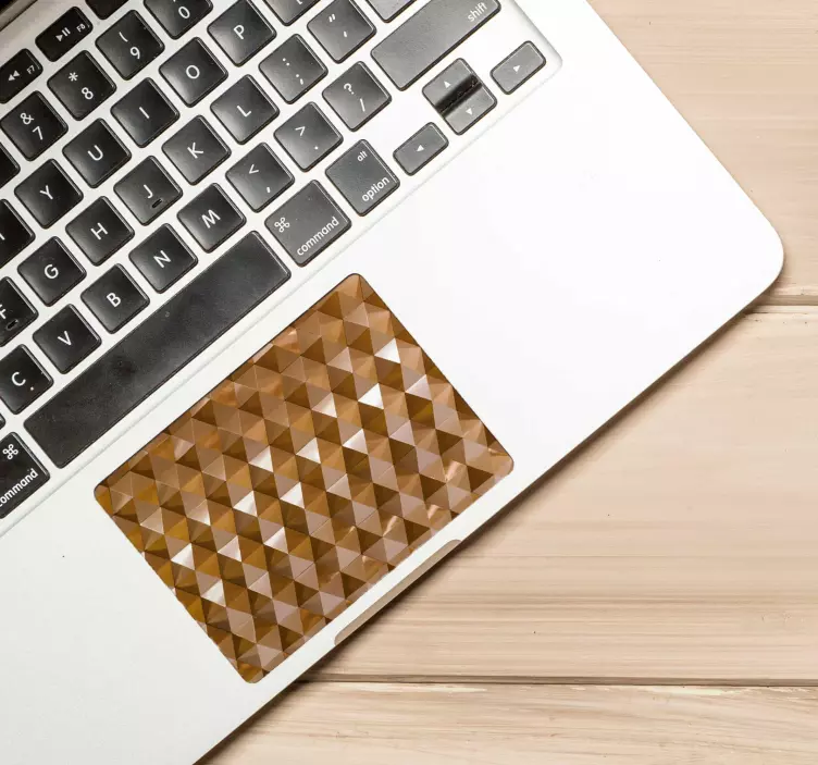 Geometrik desen trackpad çıkartması - TenStickers