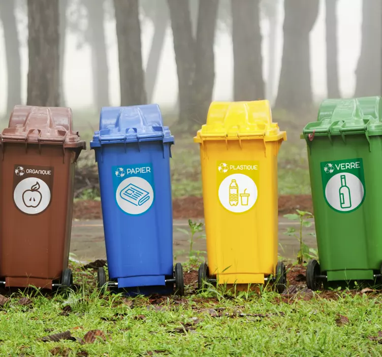 Geri dönüşüm sembolleri vinil işareti - TenStickers