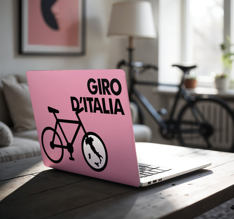 giro d'italia simgesi Dizüstü bilgisayar için kaplama - TenStickers