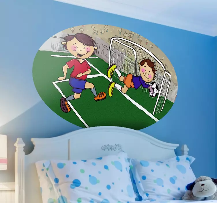 Gol gol çocuklar çıkartma - TenStickers