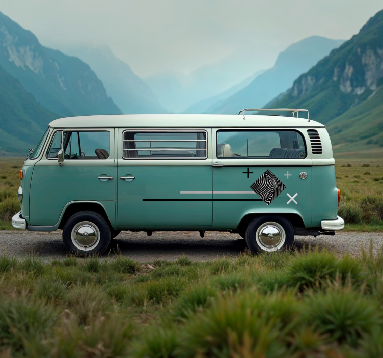 Gri çizgiler hayvan çıkartması - TenStickers