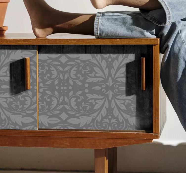 Gri formlar mobilya çıkartması - TenStickers