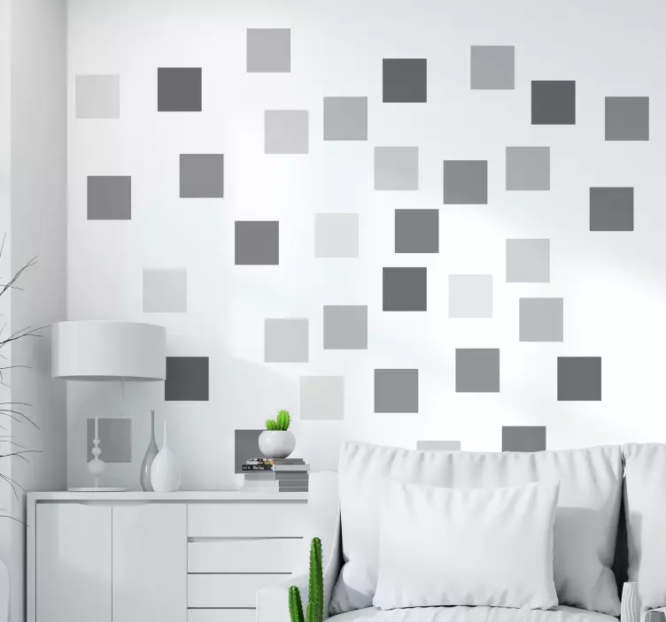 Gri solmaya sticker - TenStickers