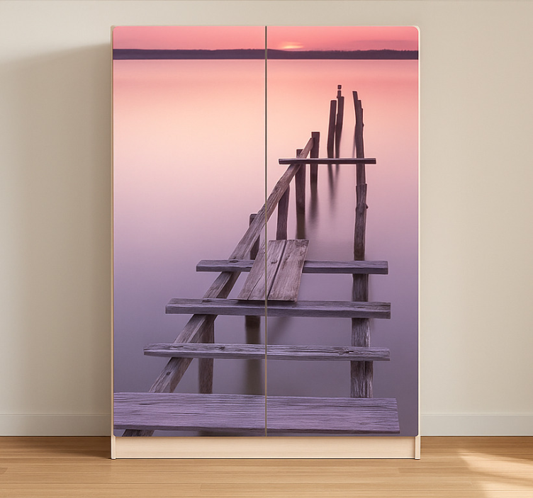 Gün batımı güvertesi hayvan çıkartması - TenStickers