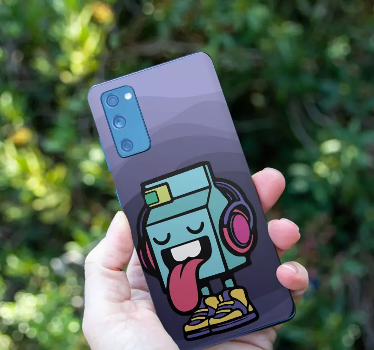 Dil çıkaran makine hayvan çıkartması - TenStickers