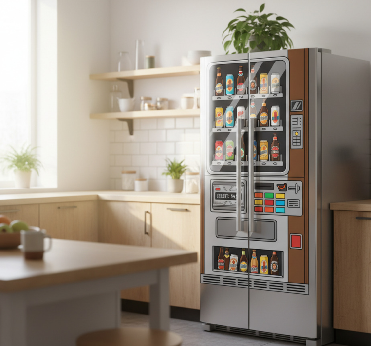 Hayvan çıkartması bira otomatı - TenStickers