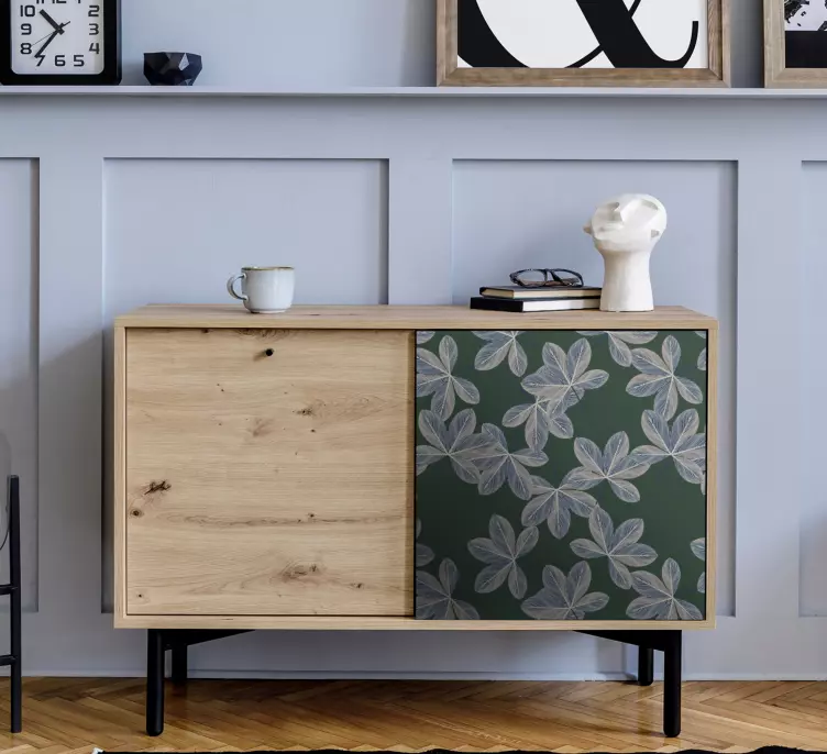 Hayvan Çıkartması - botanik yaprak unsuru - TenStickers