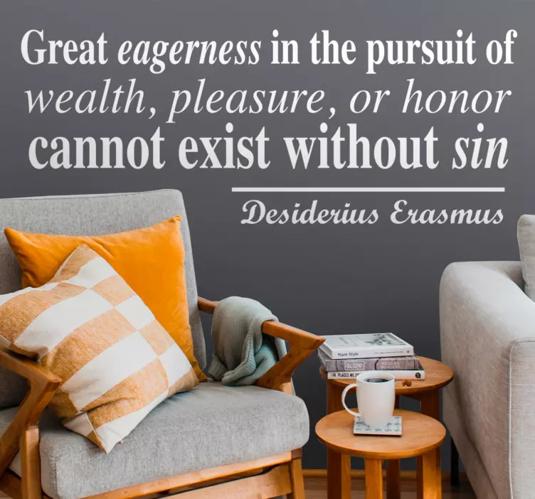 Hayvan çıkartması - düşünceli motivasyonel söz - TenStickers