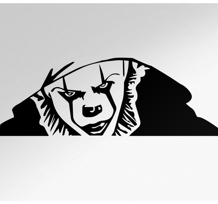 Hayvan Çıkartması - korkunç palyaço figürü - TenStickers