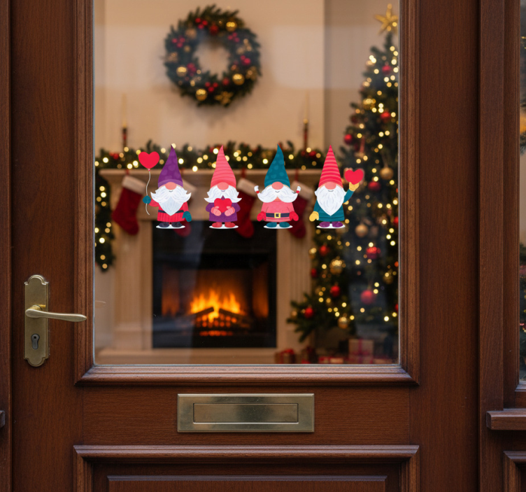 Hayvan Çıkartması noeli'nin elfleri - TenStickers