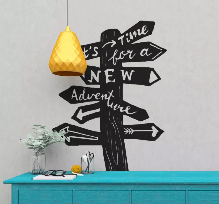 Hayvan Çıkartması yeni macera İşareti - TenStickers