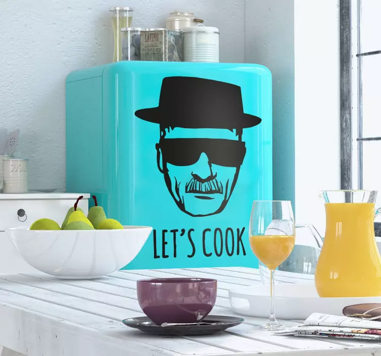 Heisenberg yemek yapalım tv serisi duvar sticker - TenStickers