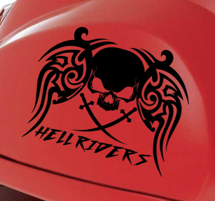 Hellriders motosiklet çıkartması - TenStickers
