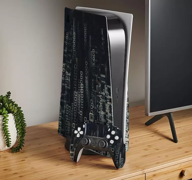 Hız ışığı ve spot ışıkları dijital ps5 çıkartması - TenStickers