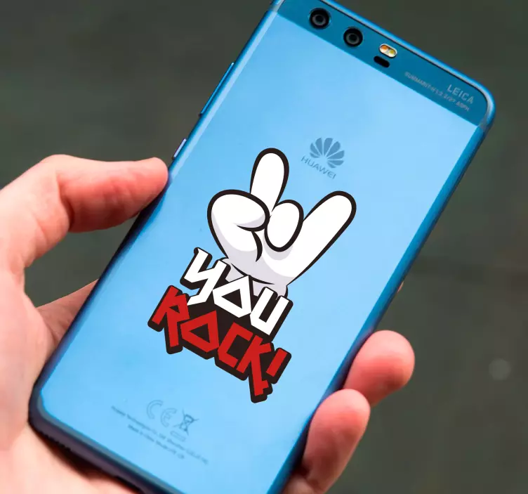 Huawei için rock sticker - TenStickers
