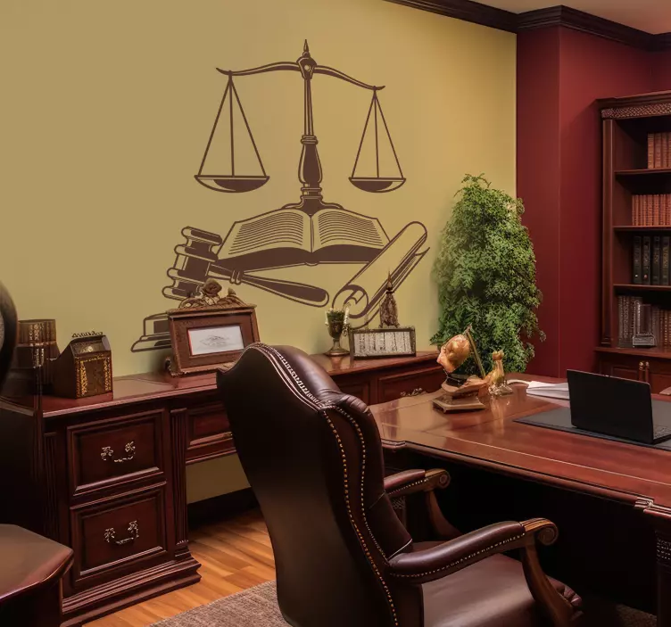 İçerik İkonları Adalet yasal sticker - TenStickers