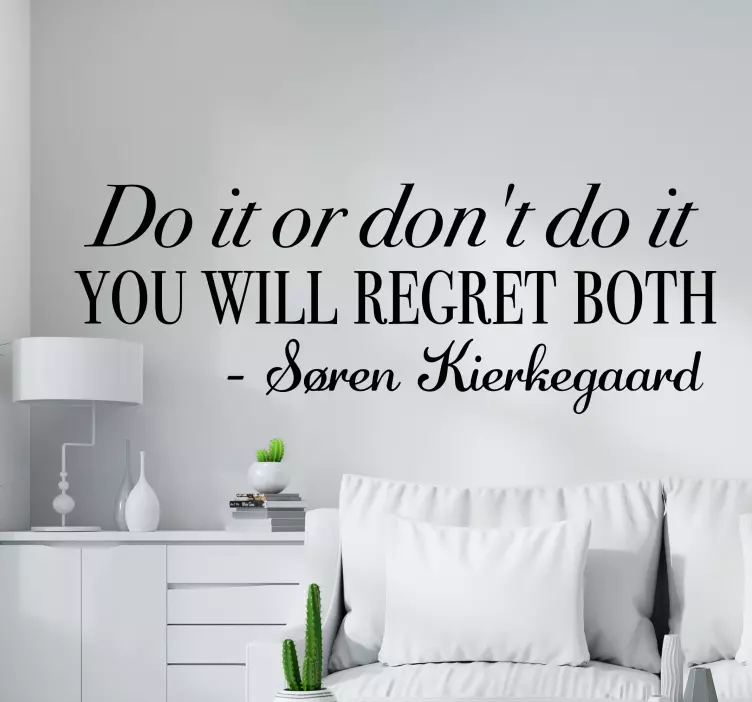 Ilham verici bir yaşam seçimi hayvan çıkartması - TenStickers