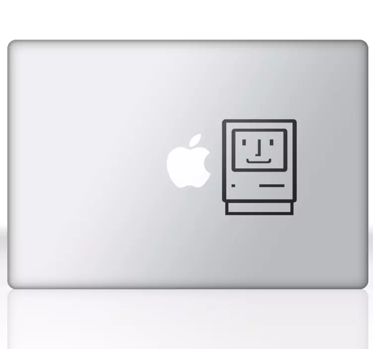 Ilk apple mac oldschool iş çıkartması - TenStickers