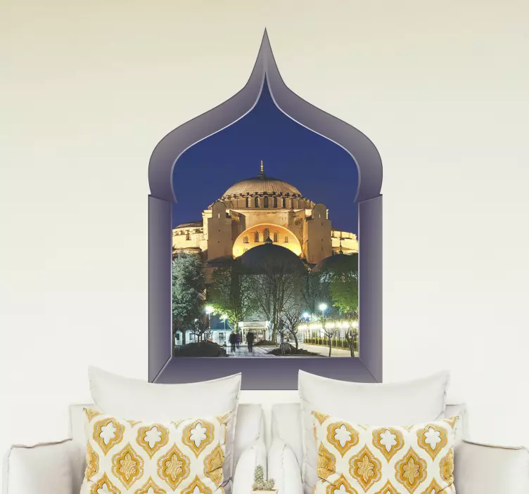 Istanbul 3d duvar vinil sticker - TenStickers