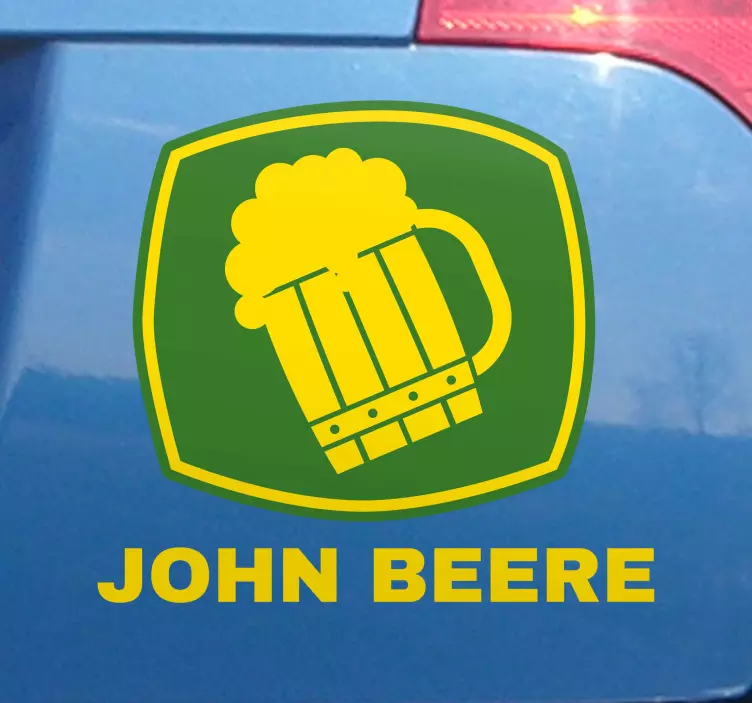 John beere araba vinil yapışkan - TenStickers