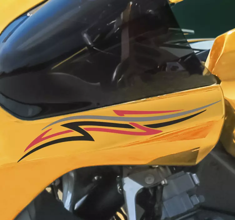 Kabile grafik motosiklet çıkartma - TenStickers