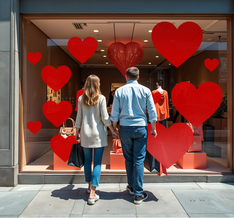 Kalp paketi hayvan çıkartması - TenStickers