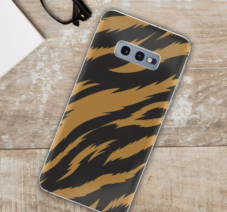 Kaplan cilt dokusu telefon etiket - TenStickers