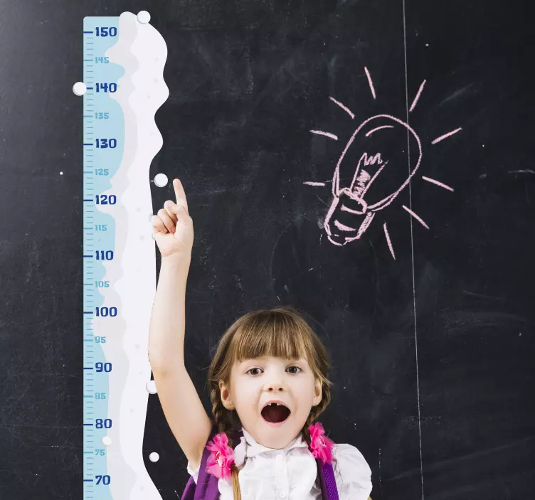 Kar tanesi metre noel sticker - TenStickers