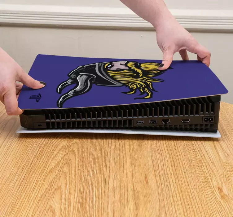 Karikatür şövalye ps5 çıkartması - TenStickers