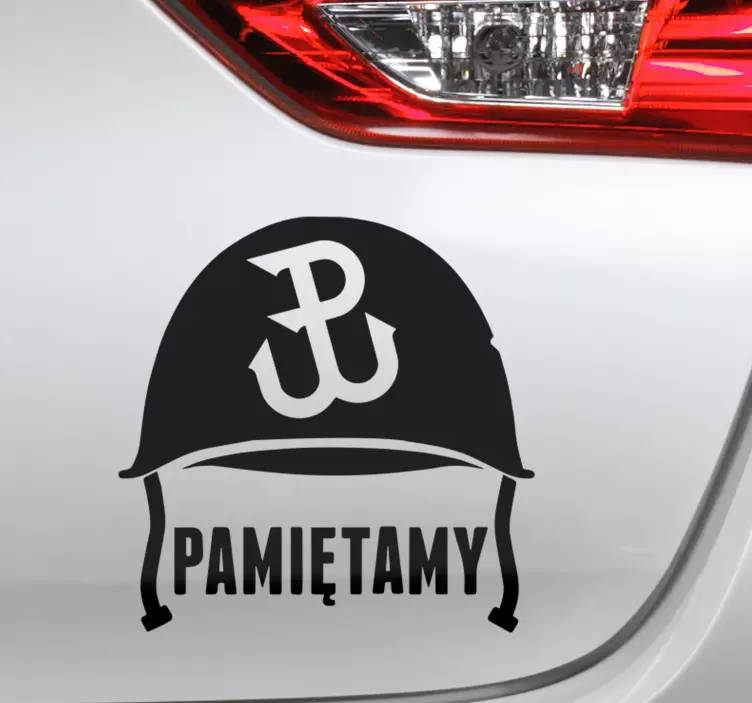 Kavga polonya araba etiketini hatırlıyoruz - TenStickers