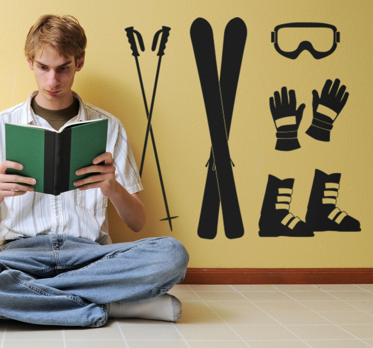 Kayak aksesuarları etiket seti - TenStickers