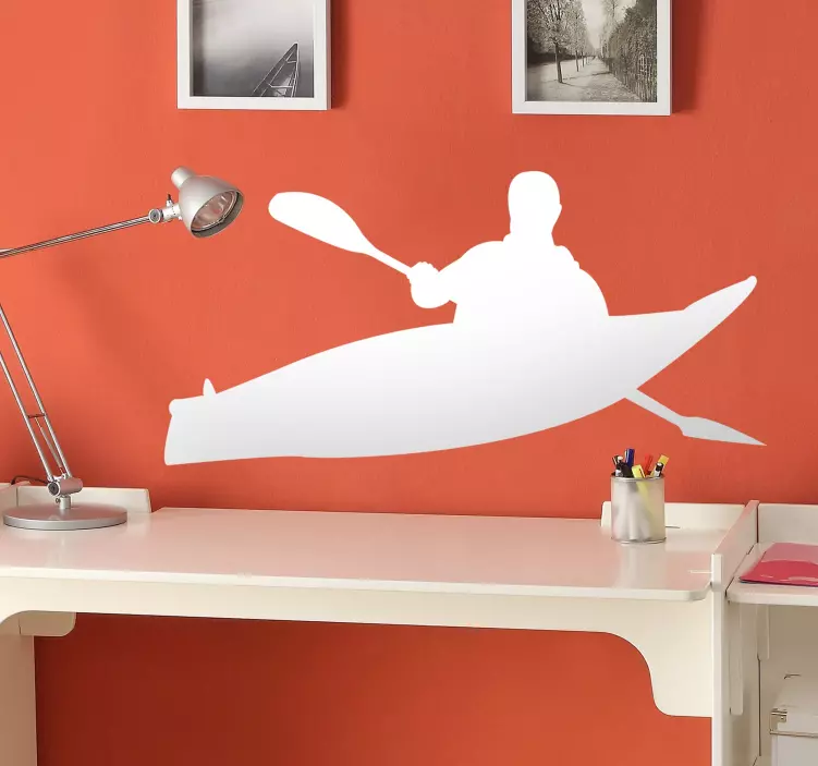 Kayık siluet sticker - TenStickers