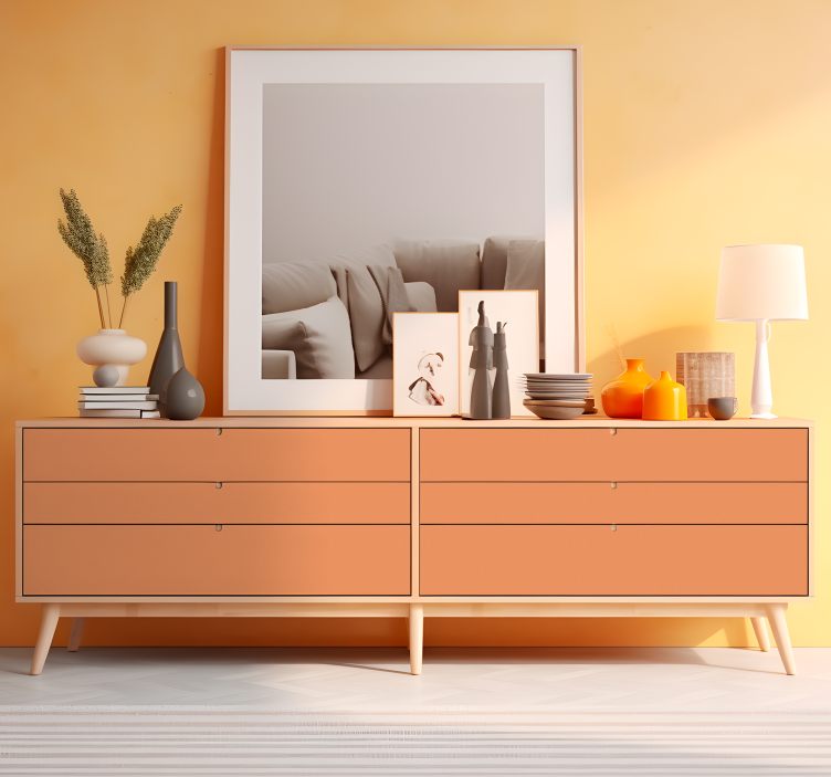 Kayısı ezmesi düz renk sticker - TenStickers