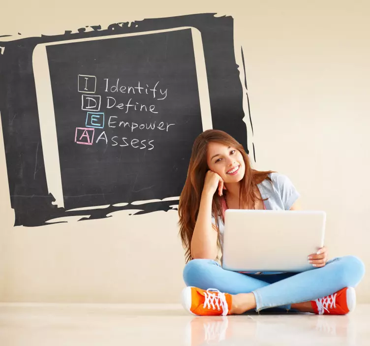 Kayrak slayt yazı tahtası çıkartması - TenStickers