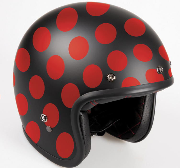 Kırmızı noktalar seti hayvan çıkartması - TenStickers