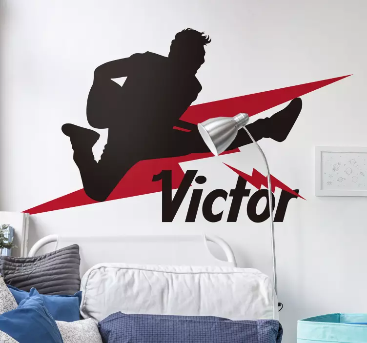 Kişiselleştirilmiş gitar çalar kaya sticker - TenStickers