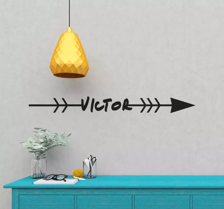 Kişiselleştirilmiş ok nesnesi çıkartması - TenStickers