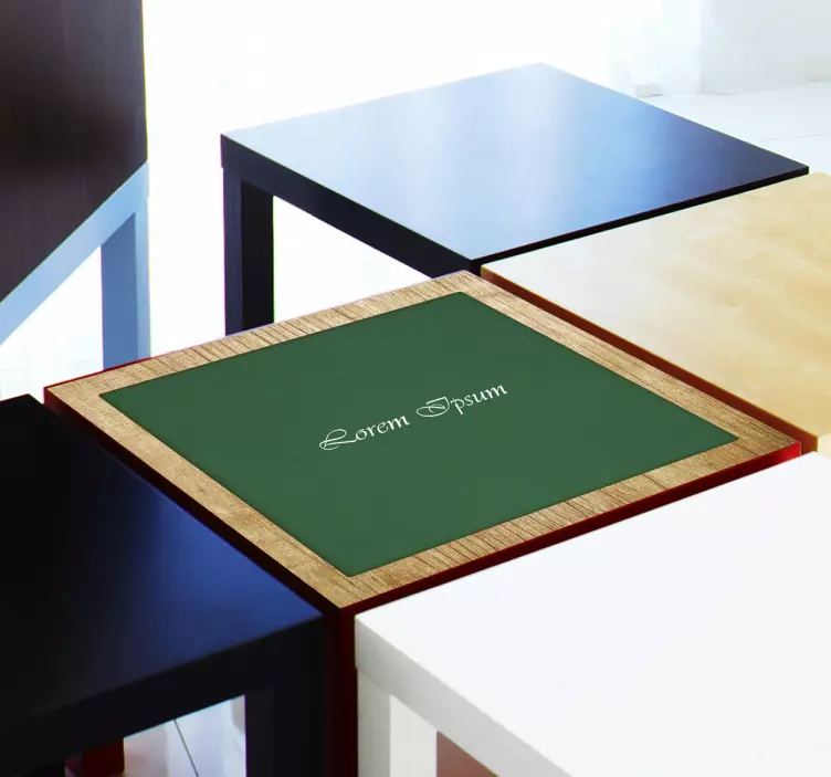 Kişiselleştirilmiş poker masa sticker - TenStickers